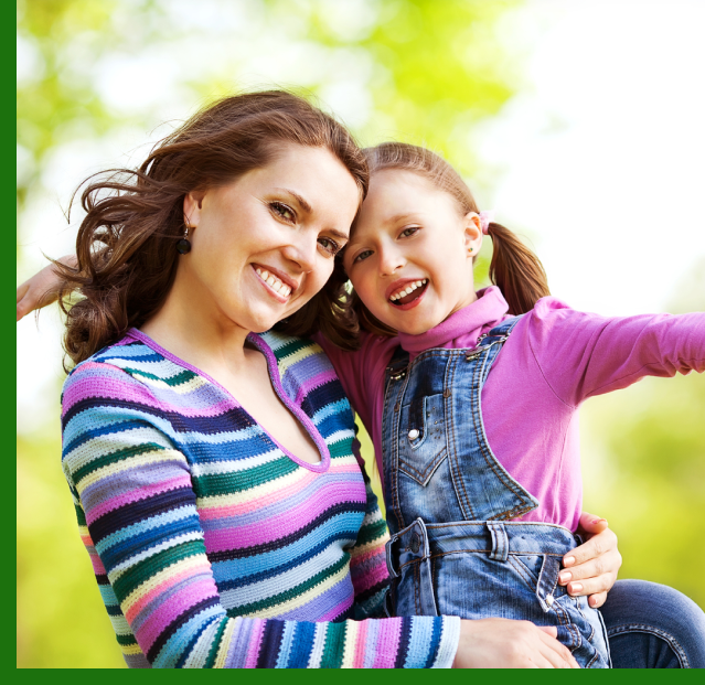 Mother and daughter photo